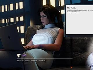 Croft Adventures Ep 7: Lara Tempts with Wild Cosplay Action in Group Play.