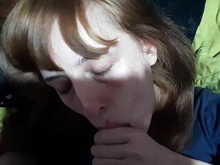 Teen Gags on Stepbrother’s Massive Cock in Raw Suck Session