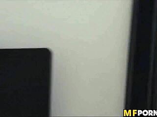 Two Lesbians Finally Take a Hard Dick in Steamy POV Session