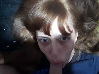 Teen Gags on Stepbrother’s Massive Cock in Raw Suck Session