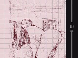 Wow! Drawing this hot milf hentai just for you