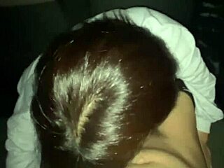 late night drive turns into steamy car action