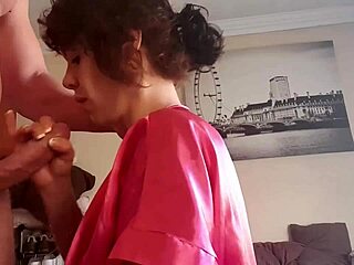 Early morning blowjob and handjob till cumshot