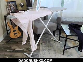 Young blonde teen Michelle Anthony in taboo POV with stepdad