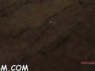 Lovable brunette sits on her huge fake penis.