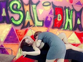 man, my client came to my studio for lashes, i couldn’t resist lickin’ her all over, then my husband drilled this lil nymph!