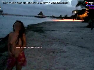 my first steamy video on a beach with a stranger