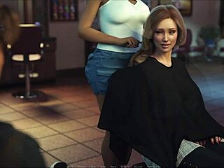 wife and stepmother playing a game together