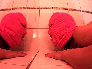 Babe Gets Fucked in Bathroom from Behind, Big Ass on Display