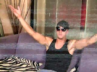 Ebony babe fucks vanilla baller roughly!