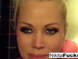 Solo Fishnet Solo with Hot Milf Nikita Von James