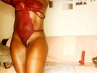 Facetime fantasies with toy play featuring Vickie Starxxx