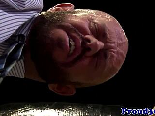 teacher interacts with mature school worker