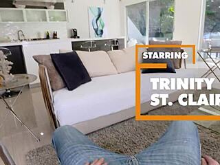 Pov Sex Session With Work Partner Trinity St Clair In Office