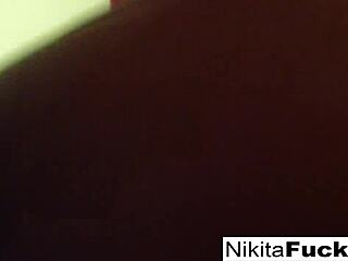 Solo Fishnet Solo with Hot Milf Nikita Von James