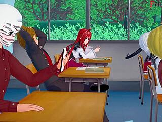 Hs Dxd Ntr Madness 3: Rias Gremory Craves More Behind Issei in Full Fantasy Movie