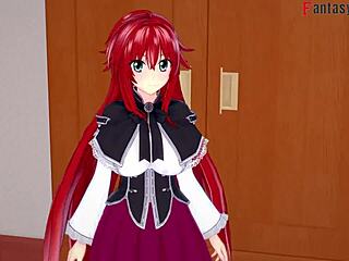 Hs Dxd Ntr Madness 3: Rias Gremory Craves More Behind Issei in Full Fantasy Movie