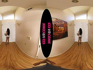 Vrconk: Sexy Young Ebony Chick Hardens Your Cock