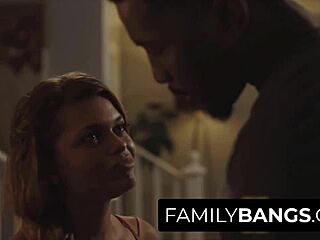 Sinner girl Destiny 18+, do you show gratitude to your mom's boy Cruz with your tits and ass?