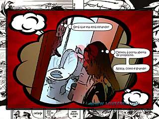 Vovó Sapeca and Netinha Blackmailed in Cristina Almeida Hentai Comic Volume 1