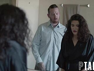 Johnny Goodluck and Victoria Voxxx smile for camera