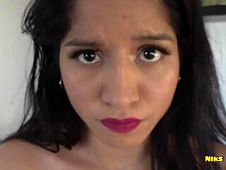 beautiful indian girl with hanging boobs gets her big ass pounded hard by monster cock.