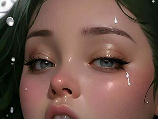 the art of face painting with 100 ai facials 😏