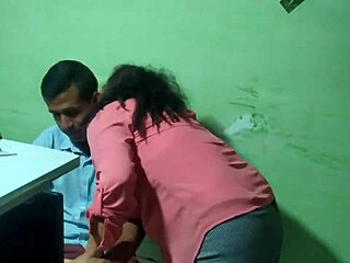 Latina Secretary Gives Homemade Blowjob For Salary Raise