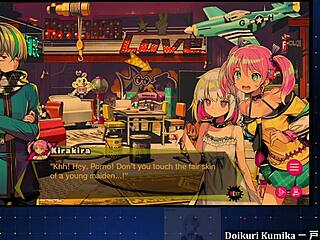 Want to see chainsaw girl Dohna Dohna in a stylish fight and blowjob scene?