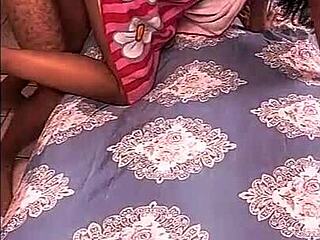 Sexy Brunette Moves on Top of Rich Man with Monster Cock and Gets Fucked Hard