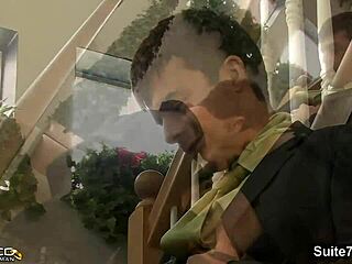 naughty married guy sucks off a gay man at the wedding