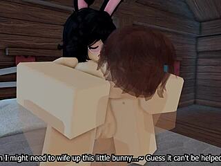 Oye, esta chica conejo se pierde en un misionero duro y salvaje