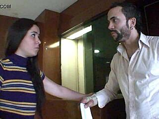 Watch Monica Mayo and David fuck the lesbian hard