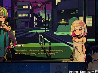 Want to see chainsaw girl Dohna Dohna in a stylish fight and blowjob scene?