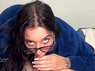 it was cold so she gave a blowjob instead of fucking