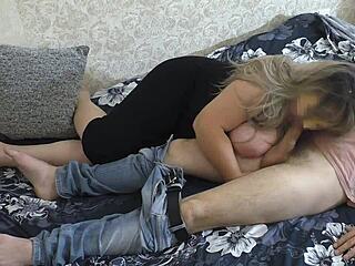 Milf With Big Tits Gives Massage Leading To Assfucking And Cum