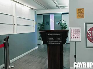 Missed my flight? Dillon Diaz fucks AJ Sloan's big ass doggy style!