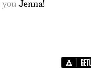 Jenna Foxx demonstrerer solo fingring til orgasme i nærbilde-intervju med store naturlige pupper