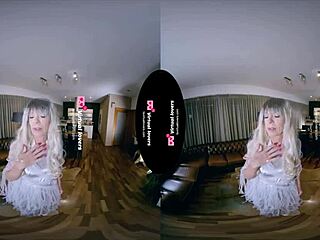 Emotional encounter fucking a shemale ghost in VR.
