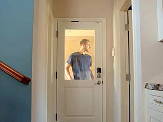 carter woods guides scott finn in jerking off