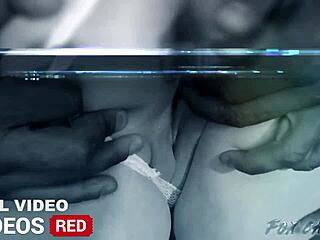 foxchubby in a group scene with three men