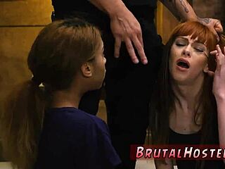 teen babe gets punished in sexy threesome with alexa