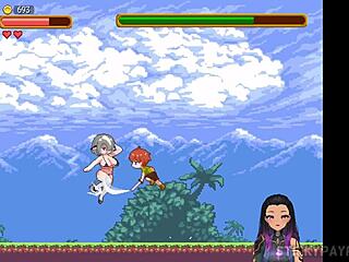 Super Mamono Succubus: Demon panas kalahkan aku dalam aksi liar, Bahagian 1