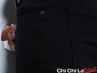 athletic black gay aj sloan barebacked by hunk marco lorenzo in rough rimjob and gloryhole masturbation