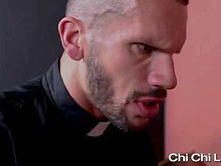 athletic black gay aj sloan barebacked by hunk marco lorenzo in rough rimjob and gloryhole masturbation