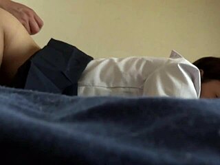 Kozue and JKs Caught on Chat App for Cash in Doggy POV