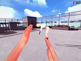 i love watching power girl fuck two super men in this hentai fantasy, it's so hot!