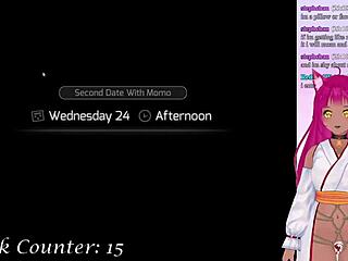 Vtuber Huniepop Part 2: Suggestive Hentai Creampie and Tit Spanking