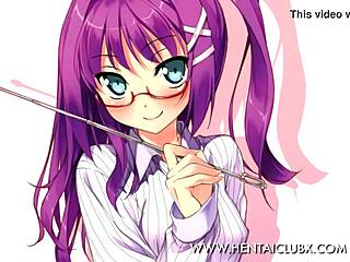 hentai ecchi lesson turns nude with sexy english instructions for fun