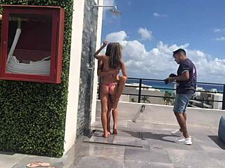 Petite Teen Gina Gerson Teasing With Tits